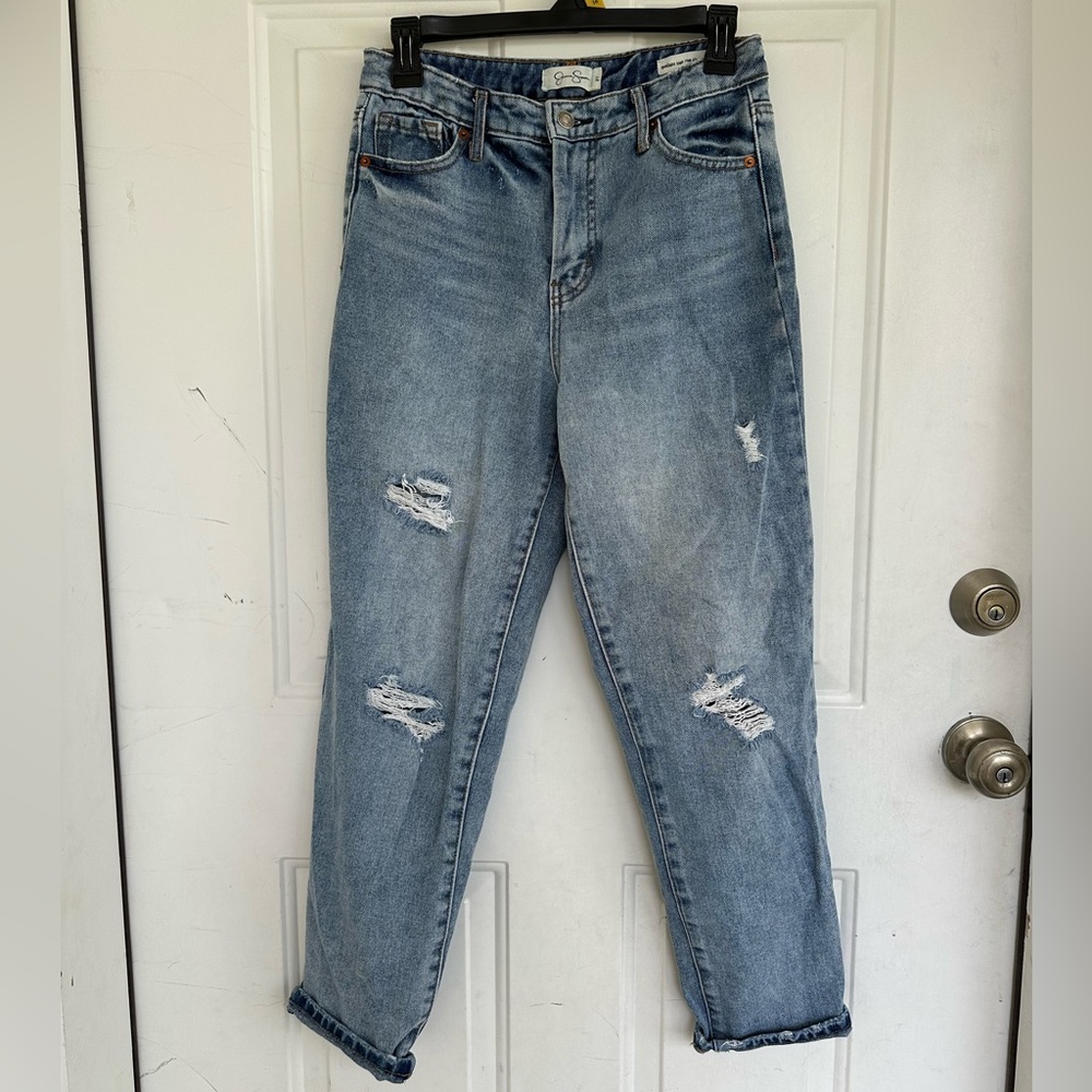 Jessica Simpson Spotlight High Rise Slim Straight Jeans Size 27